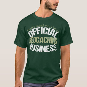 Officiële geocaching Business T-shirt