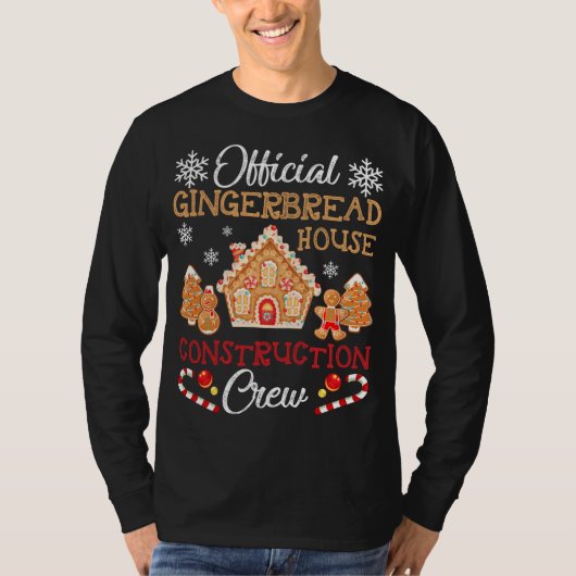 Officiële Gingerbrood House Construction Crement G T-shirt (Voorkant)