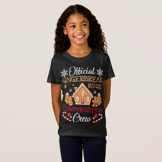 Officiële Gingerbrood House Construction Crement G T-shirt (Voorkant volledig)