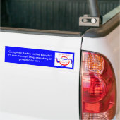 Officiële Go Tea Party. Bumpersticker (Op Truck)