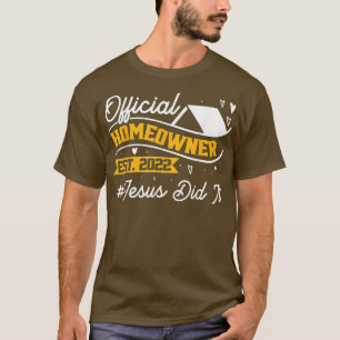 Officiële huiseigenaar Housewarming 2022 Nieuwe ei T-shirt