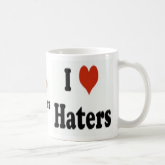 Officiële "I love Haters" Koffiekoffie-Mok Koffiemok