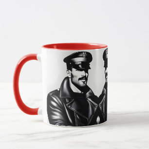 Officiële Iconische LGBTQ Gay Leather Daddy Biker  Mok