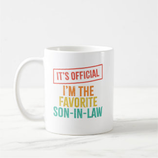 Officiële ik ben de favoriete schoonzoon koffiemok