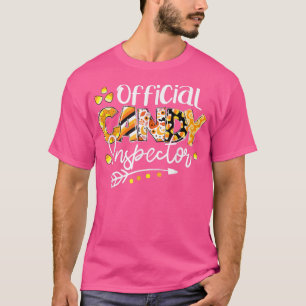 Officiële inspecteur Snoep Candy Corn Kinder Hallo T-shirt