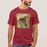 Officiële kaart van Nicaragua 1898