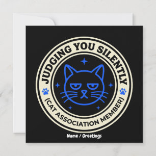 Officiële Kattenvereniging Lid Dat Je Beoordeling Kaart