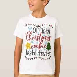 Officiële kerstkoekjeskoekjes voor kerstkoekjes t-shirt