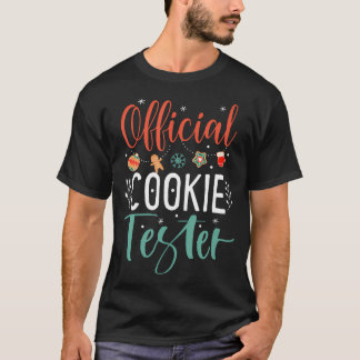 Officiële koekjestoester Funny kerstparen Mat T-shirt