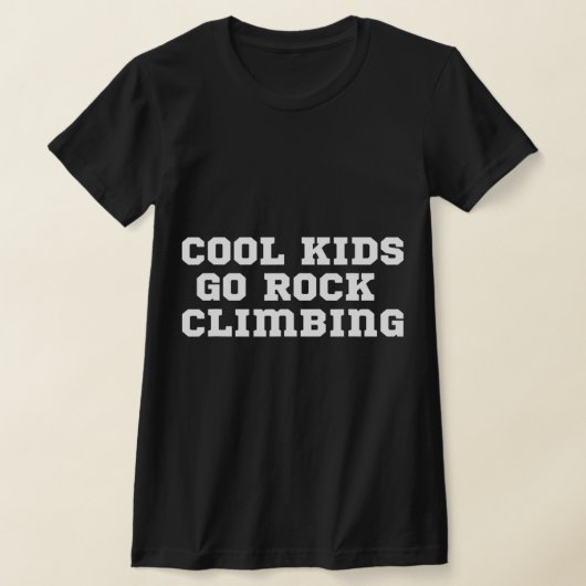 Officiële kool Kinderen gaan rockbeklimmen T-shirt (Laagn)