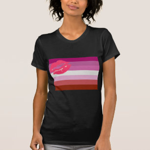 OFFICIËLE LESBIAANSE VLAG T-SHIRT