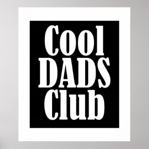 Officiële lid Cool Dads Club Funny Pocket Father Poster