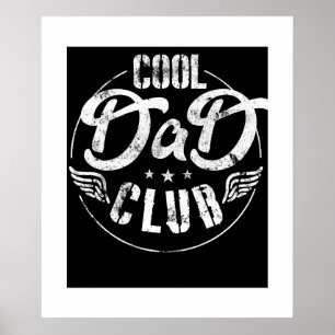 Officiële lid Cool Dads Club Vaderdag Dad Poster