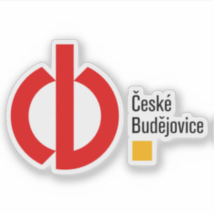 Officiële logo van České Budějovice, Tsjechië Sticker