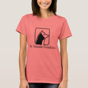Officiële Logo van de Amanda Foundation Ringer T- T-shirt