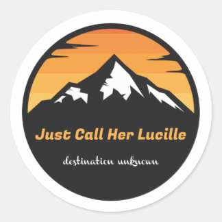 Officiële Lucille Merch Ronde Sticker