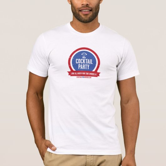 Officiële Mannen Cocktail T-Shirt (Voorkant)