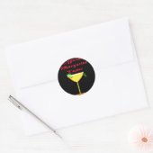 Officiële Margarita Taster T-shirts & geschenken Ronde Sticker (Envelop)
