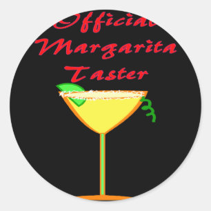 Officiële Margarita Taster T-shirts & geschenken Ronde Sticker