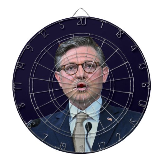 Officiële Mike Johnson Dartbord (Voorkant)