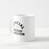 Officiële Mok Pierogi Inspector Coffee (Voorkant links)