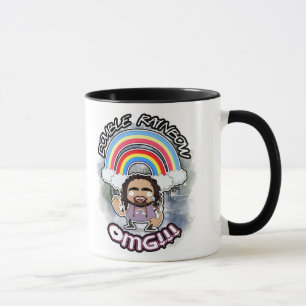OFFICIËLE Mok voor dubbele regenboog