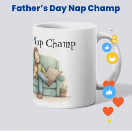 Officiële NAP Champ Vaderdag Koffiemok