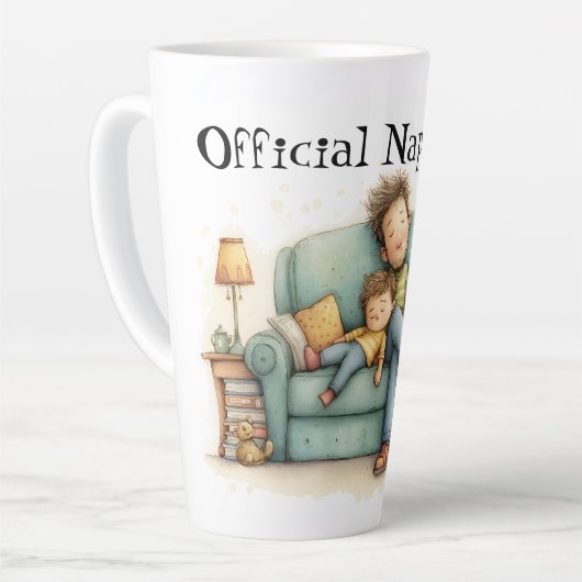 Officiële NAP Champ Vaderdag Latte Mok (Linkerhoek)