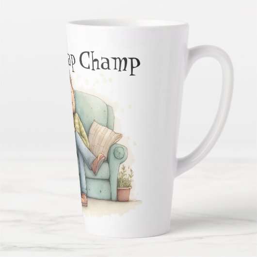 Officiële NAP Champ Vaderdag Latte Mok (Rechts)