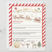 Officiële noord-poolbrief aan de Kerstman (Voorkant)