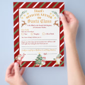 Officiële Noordpool-brief aan Santa F Flyer (Hand)