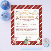 Officiële Noordpool-brief aan Santa F Flyer (Enkel)