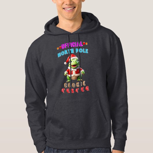 Officiële Noordpool Cookie Tester Giant Christmas Hoodie (Voorkant)