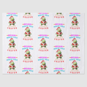 Officiële Noordpool Cookie Tester Giant Christmas Tissuepapier