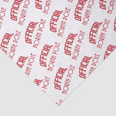 Officiële Noordpool Patroon Tissue Paper Tissuepapier (Detail)