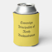Officiële North Backyardistan drankisolator Blikjeskoeler (Blikje Achterkant)
