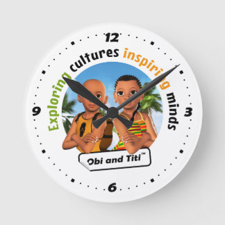 Officiële Obi en Titi Adventurer's Clock Ronde Klok