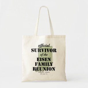 Officiële overlevende familiereünie - Indiana Tote Bag