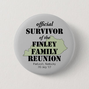Officiële overlevende familiereünie - Kentucky Ronde Button 5,7 Cm