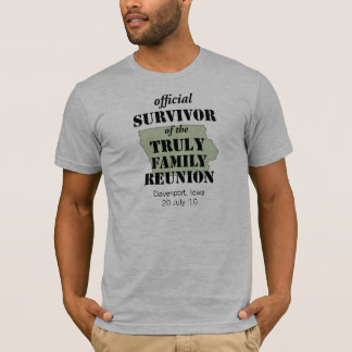Officiële overlevende gezinshereniging - Iowa T-shirt