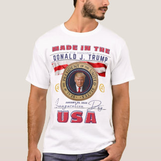 Officiële pers. Shirt inauguratiedag van Trump