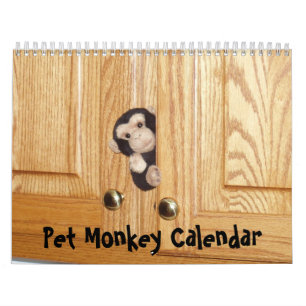 Officiële Pet Monkey-agenda Kalender