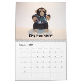 Officiële Pet Monkey-agenda Kalender (Feb 2027)