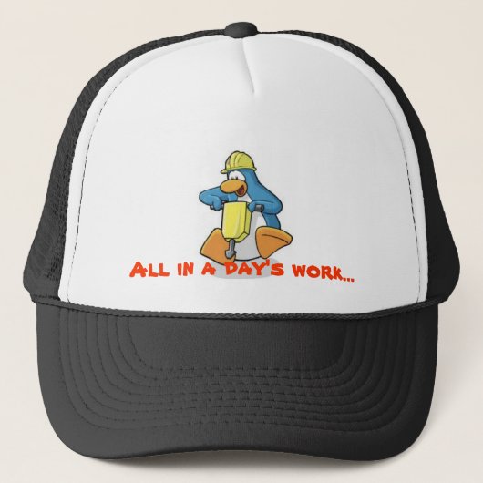 Officiële pinguïn Frost, "All in a Day Work"-Pet Trucker Pet (Voorkant)