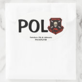 Officiële POL-Sticker Ovale Sticker (Tas)