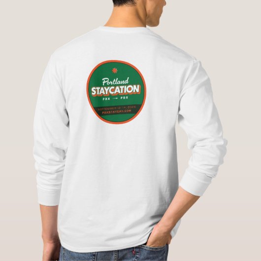 Officiële Portland Staycation T-shirt - Vergeet ni (Achterkant)