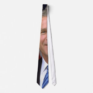 Officiële portret van George W. Bush Stropdas