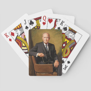 Officiële portret van president Dwight Eisenhower Pokerkaarten