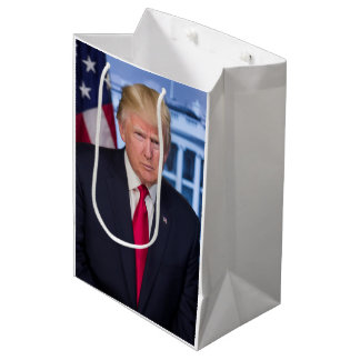 Officiële presidentiële portret van Donald Trump Medium Cadeauzakje