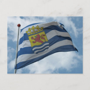 Officiële provincie Zeeland Flag Photo Card Briefkaart